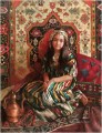 Pretty Little Girl NM Tajikistan 03 Impressionist